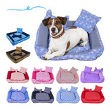 Cama Caminha Pet Berço Estampada P/ Cães Gatos Pequeno Porte