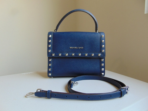 Bolsa Michael Kors Original (azul Marino Con Estoperol)