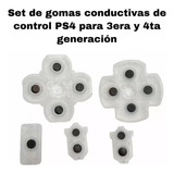 Set Gomas Conductivas Control Ps4 Para 3ra Y 4ta Generacion