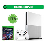 Console Microsoft Xbox One S 1tb Completo Na Caixa Com Nota