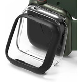 Funda Ringke Slim Para Apple Watch Serie 8 45mm Black+clear