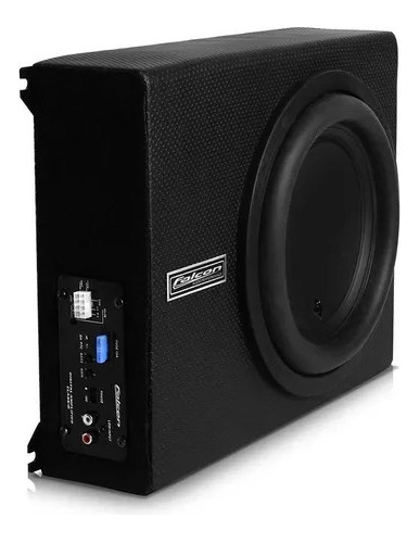 Caixa Classe D Falcon Xs200 Slim 8 Pol. 200w Rms Cor Preto