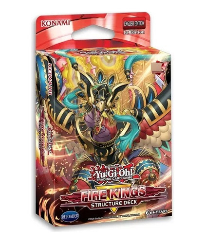 Yugioh Fire Kings Structure Deck Inglés/ Español 