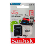 Micro Sd 32gb Ultra C10  Sdsqunr-032g-gn3ma 100mb S