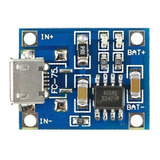 Modulo Cargador Micro Usb 5v Tp4056 C/protec