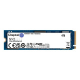 Ssd Kingston M.2 Nv2 4tb Nvme 2280 Pci-e Gen 4.0 3500mb/s Nf