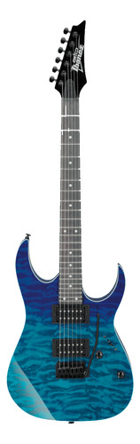 Guitarra Ibanez Grg120qasp 6 Cordas Blue Gradation