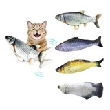 Juguete Pescado Para Gato Con Movimiento Interactivo Con Usb