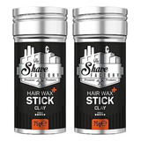 2 Barra Cera Fijador Para Cabello, The Shave Factory Hair Wax Stick Shave 150g