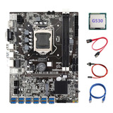 Placa Base B75 Eth Miner De 12 Pcie A Usb3.0+cpu G530+rj45 N