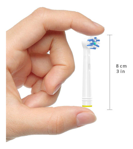 Wyfun 16pcs Replacement Toothbrush Heads For Oral B, Refills