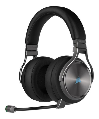 Auriculares Gamer Inalámbricos Corsair Virtuoso Rgb Wireless Carbon Con Luz Led