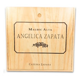 Caixa De Madeira Angelica Zapata Malbec Alta Para 4 Vinhos