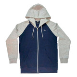 Campera Quiksilver Lifestyle Hombre Azm Az Marino-gri Ras