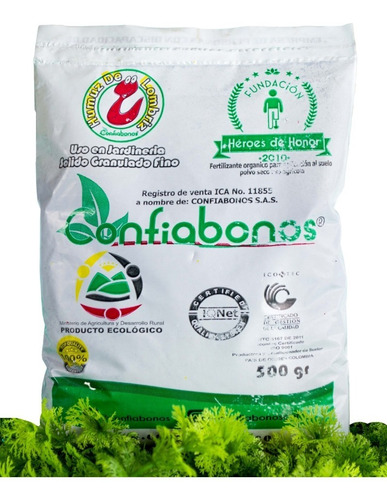 Humus De Lombriz 1kg - Confiabonos