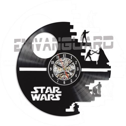 Reloj Starwars Vinilo Retro Ideal Regalo. El 2do Al 20% Off