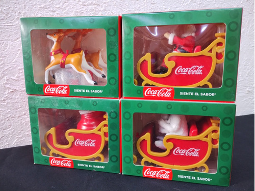 Trineo Navideño Coca Cola 2018 Colección Completa En Caja 