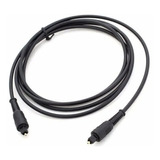 Cable Optico Audio Digital Fibra Toslink Plug A Plug 2 Mts