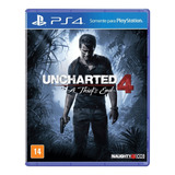 Uncharted 4 A Thief's End Ps4  Físico Usado Nacional