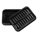 Set Broil & Grill Pesado: 8.5x12.75 , Negro.