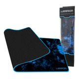 Mouse Pad Gamer Azul Warrior Para Mouse Teclado 70x30 Cm