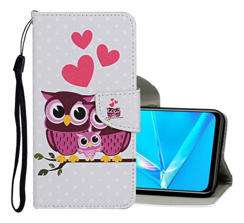 Funda De Piel Estampada Para Oppo Realme 6i