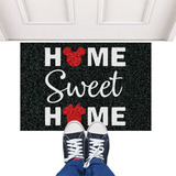 Tapete Capacho Personalizado Home Sweet Home Mickey Minnie