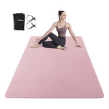 Esterilla De Yoga Grande Hombres Y Mujeres 6'x4'x6mm, E...