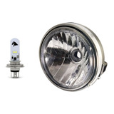 Farol Completo Yamaha Ybr 125 2002 A 2008 Lâmpada Led H4