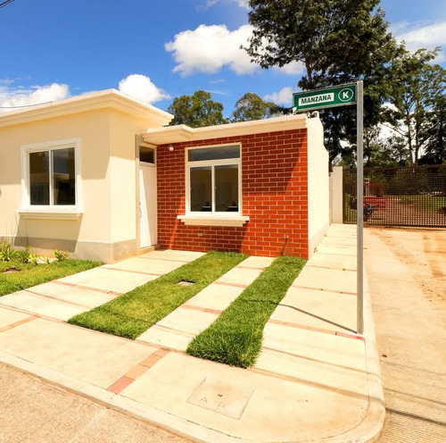 Linda Casa De 1 Nivel En Venta En San Jose Pinula Con Seguridad Y Agua 24/7