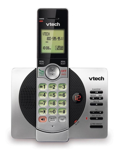 Teléfono Vtech Cs6929-2 Inalámbrico - Color Gris