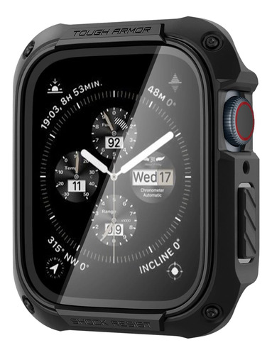 Spigen Tough Armor Funda P/ Apple Watch 9 8 7 45mm Negro