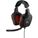 Headset Gamer Logitech G332 Preto E Vermelho