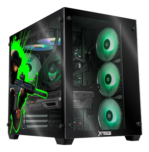 Xtreme Pc Gaming Geforce Rtx 4070 Ti Intel Core I7 14700f Ssd 2tb 64gb Ddr5 Sistema Liquido Wifi Counter Strike