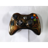 Control Inalambrico Dorado Para Xbox 360, Funcionando
