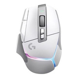 Mouse Gamer De Juego Inalámbrico Recargable Logitech  Serie G G502 X Plus White