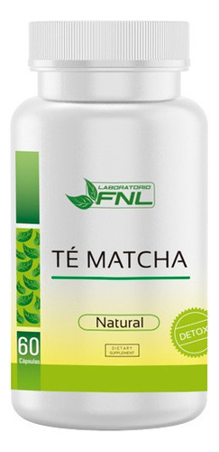 Te Matcha 60 Capsulas Natural Detox - Fnl