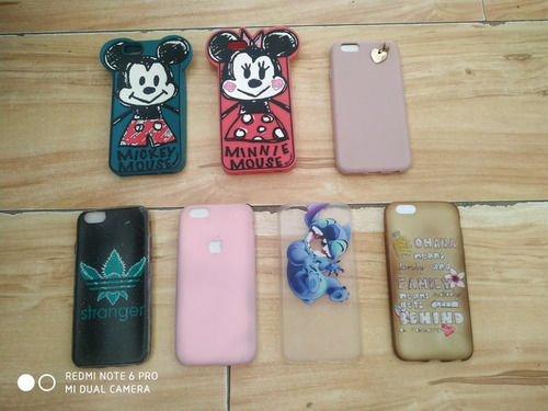 Lote De 7 Fundas Para iPhone 6