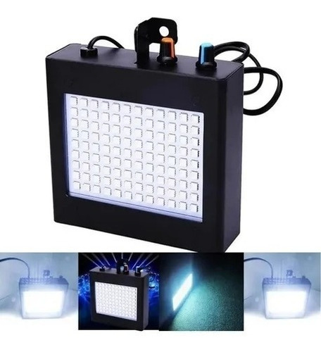 Strobo Rítmico 108 Led 25w Bivolt Iluminação Festa Balada 110v/220v