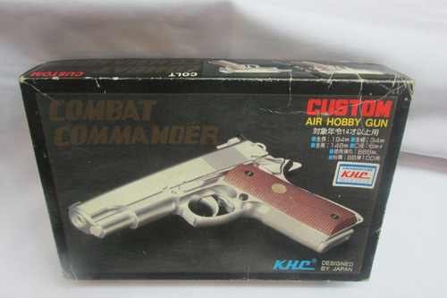 Pistola Japonesa Combat Comander Khc 6 Mm Aire Comprimido 