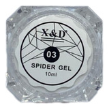 Spider Gel Xed Teia De Aranha  03 Branco 10ml