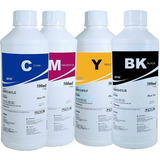 4 X 500ml Tinta Pigmentada Para Impressora Epson L210 E0015