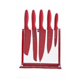 Set De Cuchillos Arbolitos Bokercut 5 Pzas. Soporte Acrilico