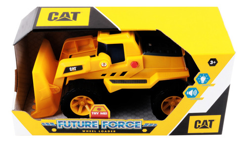 Cat Vehiculo 30cm Fuerza Luz Sonido 82377 Camion Topadora