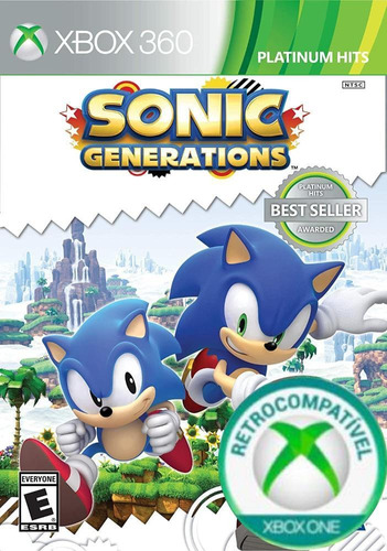 Sonic Generations - Xbox-360-one Mídia Física