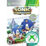 Sonic Generations - Xbox-360-one Mídia Física