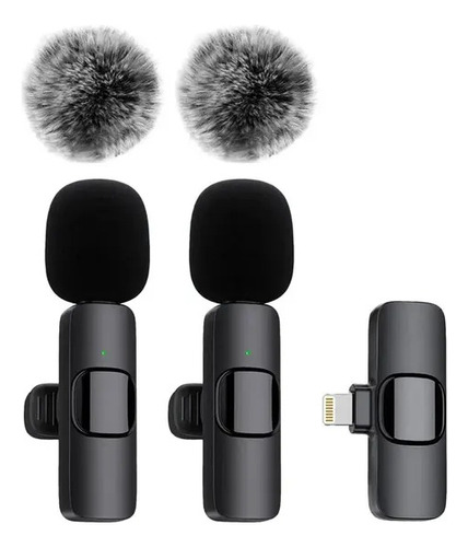 2 Micrófonos De Solapa Y Un Receptor Para Android O iPhone