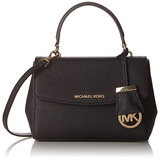 Bolso Cruzado Extra Pequeño Para Mujer Michael Kors Negro