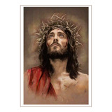 Pintura Numerada Acrílica 40x50cm -  Jesus Coroa