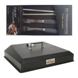 Set Herramientas Asado + Campana Humos Tienda Pepino